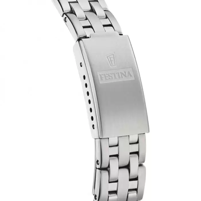Ρολόι Γυναικείο FESTINA Classics με Ασημί Μπρασελέ από Ανοξείδωτο Ατσάλι | F20455-1 SKU-53796