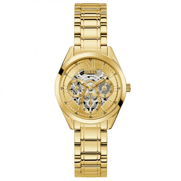 SKU-53884 / GUESS Clear Cut Gold Stainless Steel Bracelet