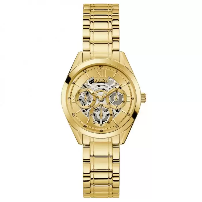 SKU-53884 / GUESS Clear Cut Gold Stainless Steel Bracelet