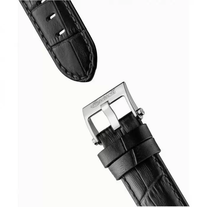 SKU-53010 / INGERSOLL Baldwin Automatic Black Leather Strap