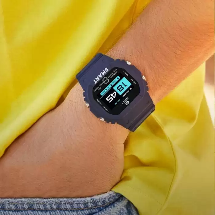 MAREA Smartwatch Blue Rubber Strap