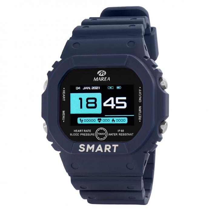 SKU-53724 / MAREA Smartwatch Blue Rubber Strap