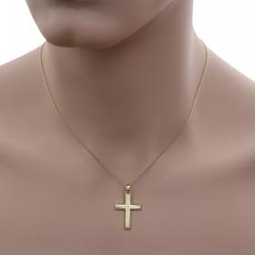 Διαχρονικός Σταυρός Χρυσός Κ14 Κλασικό & Μοντέρνο Σχεδιασμό SKU-53292