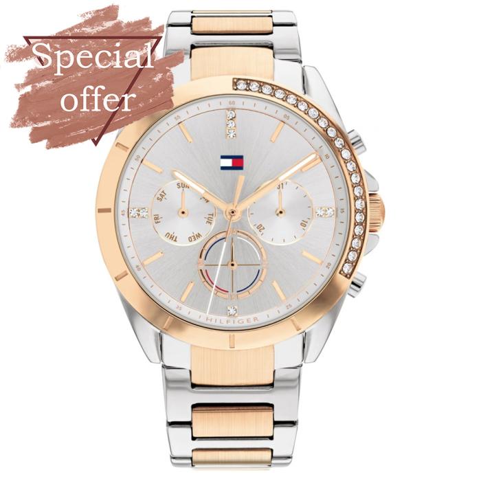 SKU-53979 / TOMMY HILFIGER Kennedy Two Tone Rose Gold Stainless Steel