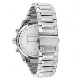 Ανδρικό Ρολόι TOMMY HILFIGER Sawyer με Ασημί Μπρασελέ SKU-53227