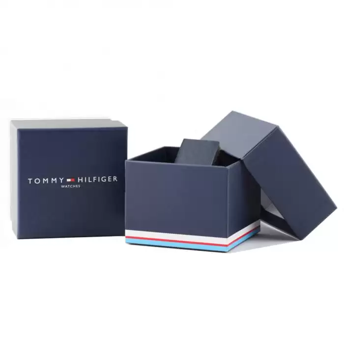 Ανδρικό Ρολόι TOMMY HILFIGER Sawyer με Ασημί Μπρασελέ SKU-53227