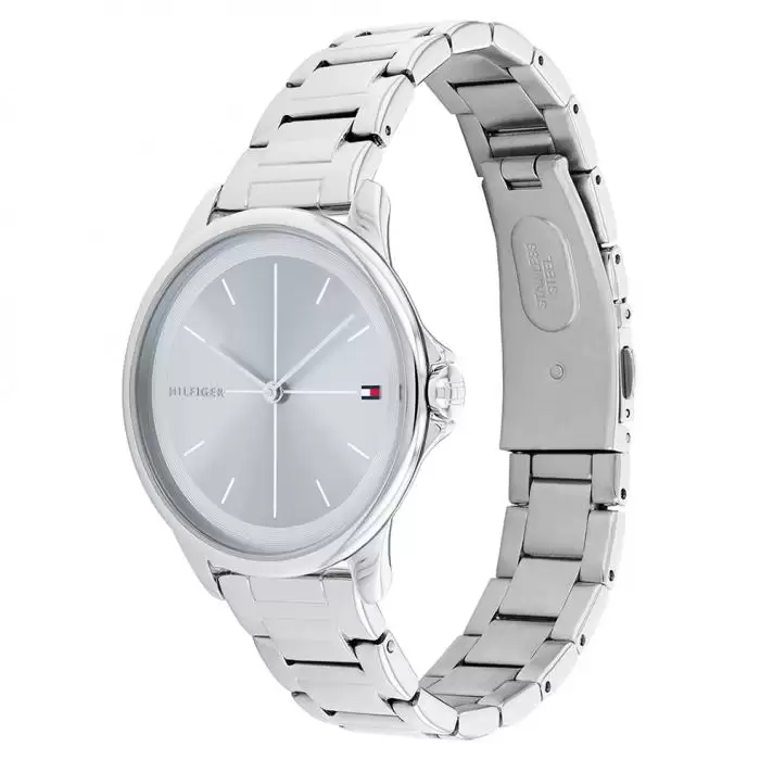 Ρολόι Γυναικείο TOMMY HILFIGER Delphine με Ασημί Μπρασελέ από Ανοξείδωτο Ατσάλι | 1782353 SKU-53230