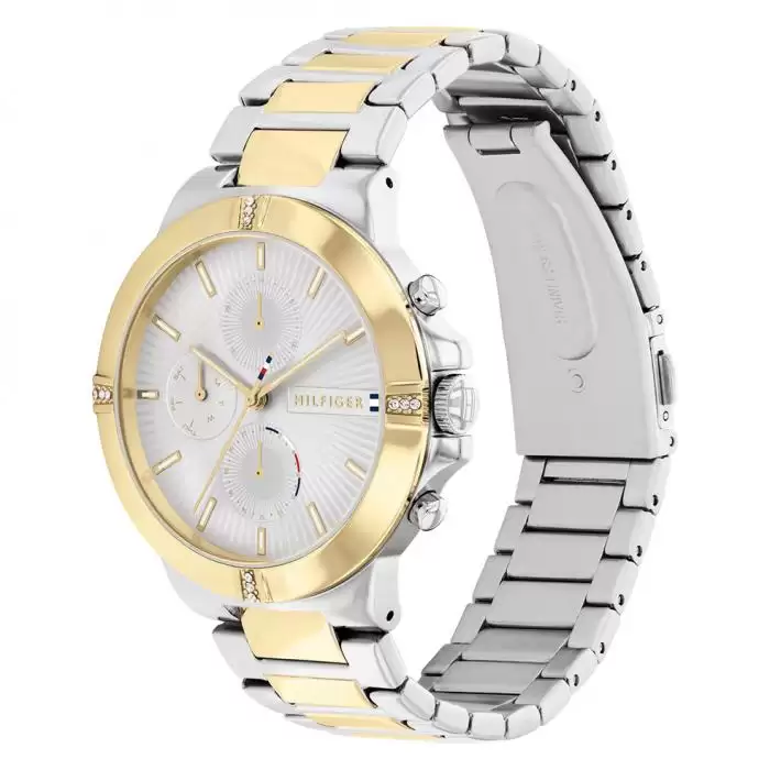 SKU-53789 / TOMMY HILFIGER Talia Crystals Two Tone Stainless Steel Bracelet