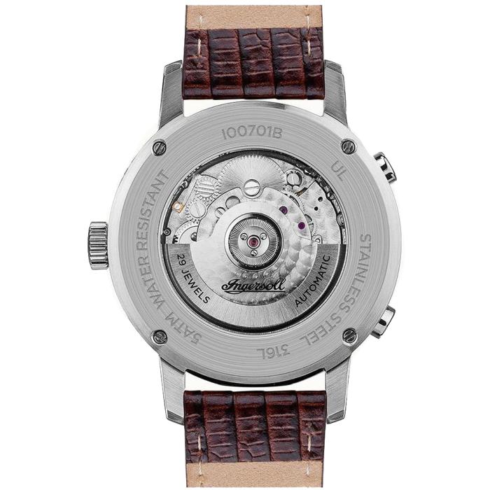 SKU-54586 / INGERSOLL Grafton Automatic Brown Leather Strap