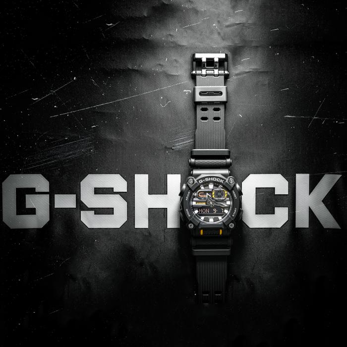 SKU-54560 / CASIO G-Shock Anadigi Black Rubber Strap