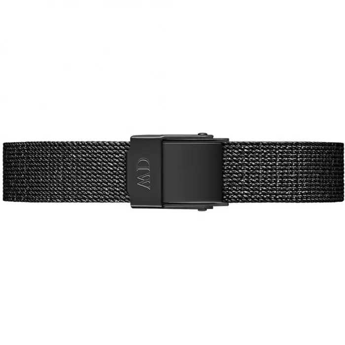 Γυναικείο Ρολόι DANIEL WELLINGTON Quadro με Μαύρο Μπρασελέ από Ανοξείδωτο Ατσάλι | DW00100433 SKU-54014