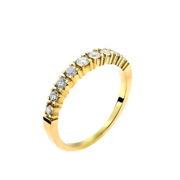 SKU-54171 / Δαχτυλίδι Σειρέ Χρυσός Κ18 με Διαμάντια