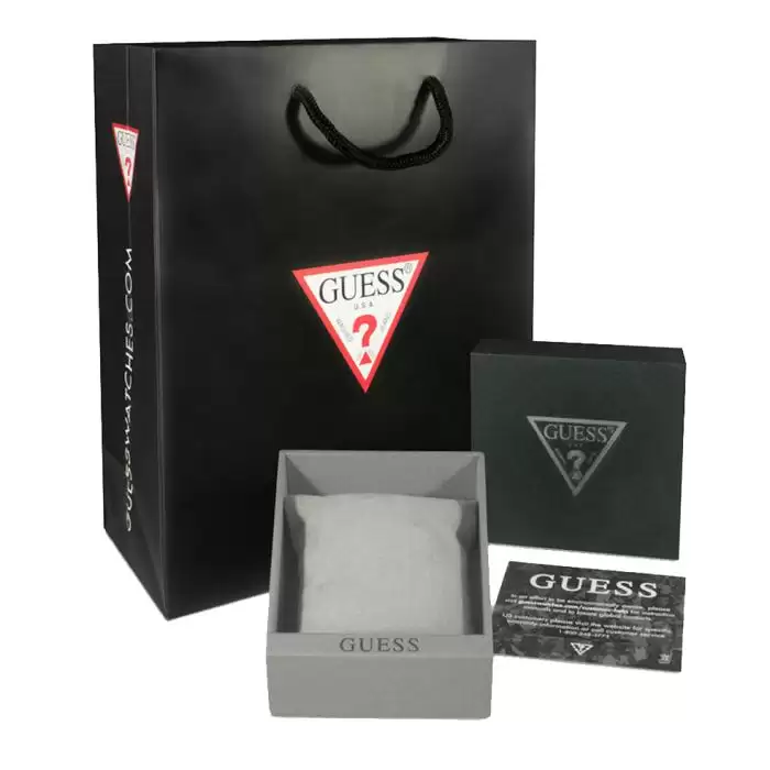 Γυναικείο Ρολόι GUESS Eclipse με Μαύρο Λουράκι | GW0315L1 SKU-54955