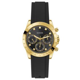 Γυναικείο Ρολόι GUESS Eclipse με Μαύρο Λουράκι | GW0315L1 SKU-54955