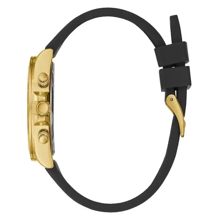Γυναικείο Ρολόι GUESS Eclipse με Μαύρο Λουράκι | GW0315L1 SKU-54955