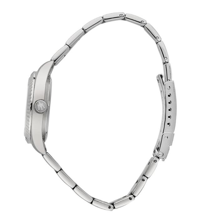 SKU-54953 / MASERATI Competizione Crystals Silver Stainless Steel Bracelet