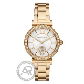 Γυναικείο Ρολόι MICHAEL KORS Mini Abbey Pavé Λευκό Καντράν | MK4615 SKU-54037