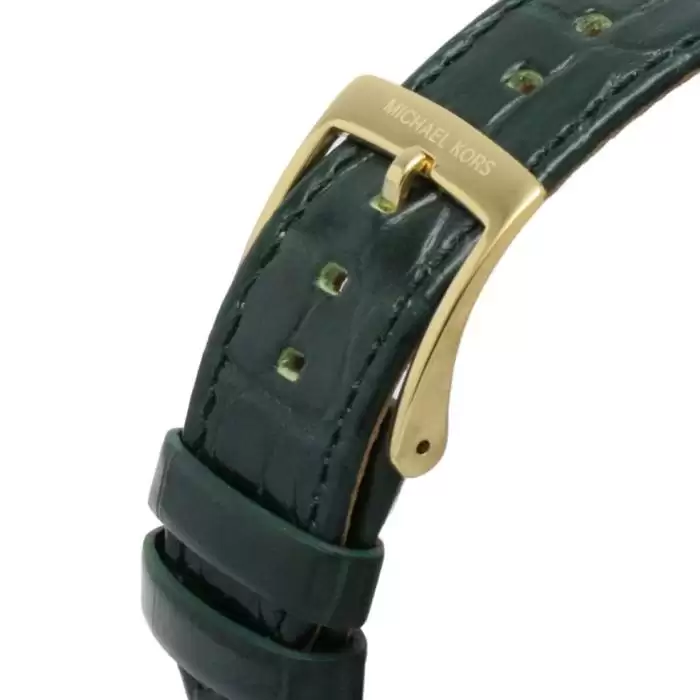 SKU-54405 / MICHAEL KORS Parker Chronograph Green Leather Strap