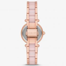 Ρολόι Γυναικείο MICHAEL KORS Parker με Κρύσταλλα & Δίχρωμο Μπρασελέ από Ανοξείδωτο Ατσάλι | MK6922 SKU-54938