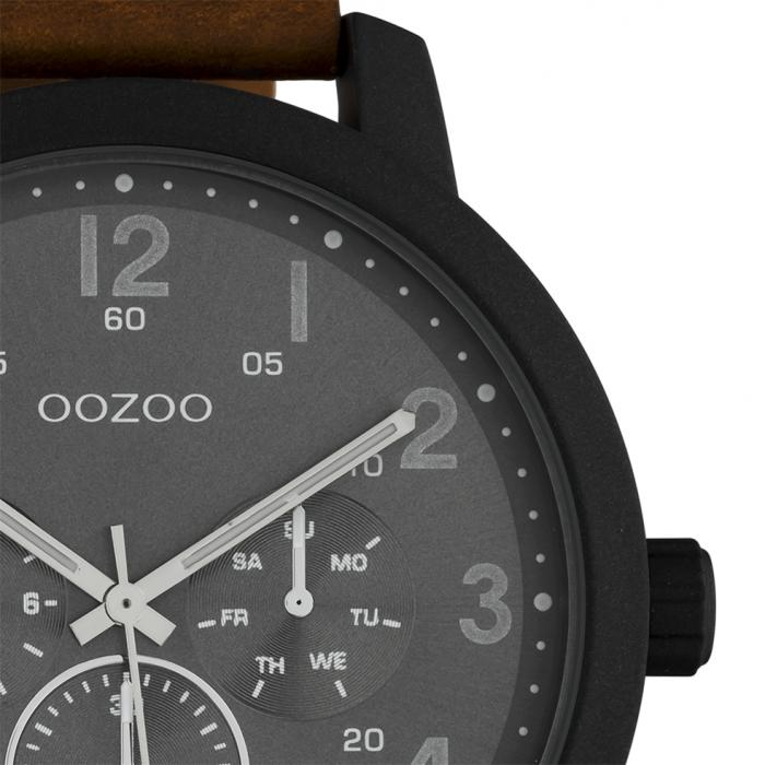 SKU-54424 / OOZOO Timepieces Brown Leather Strap
