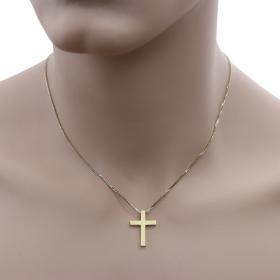 Ανδρικός Σταυρός Χρυσός Κ18 με Κλασικό Σχεδιασμό SKU-54324