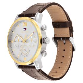 Ρολόι Ανδρικό TOMMY HILFIGER Sullivan με Καφέ Δερμάτινο Λουράκι | 1791884 SKU-54396