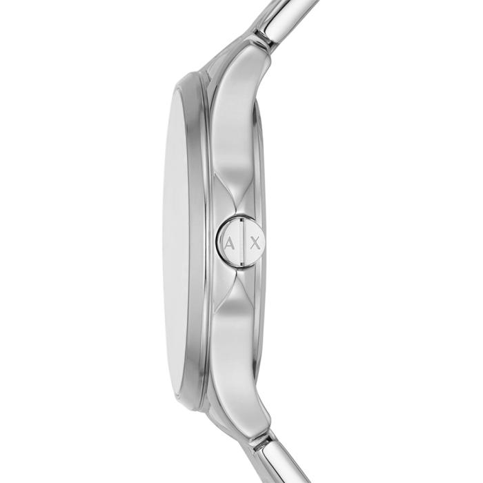 SKU-55777 / ARMANI EXCHANGE Hampton Crystals Silver Stainless Steel Bracelet