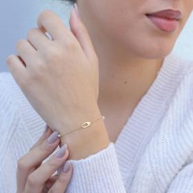 Βραχιόλι με Μαργαριτάρια Χρυσός Κ9 SKU-55061