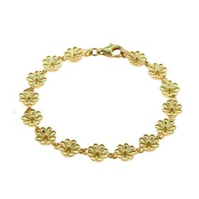 Βραχιόλι Ασήμι 925° με Λουλούδια SKU-55959