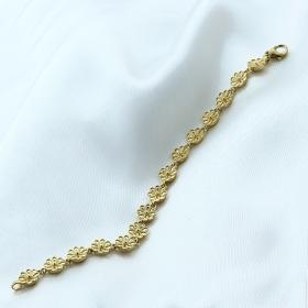 Βραχιόλι Ασήμι 925° με Λουλούδια SKU-55959