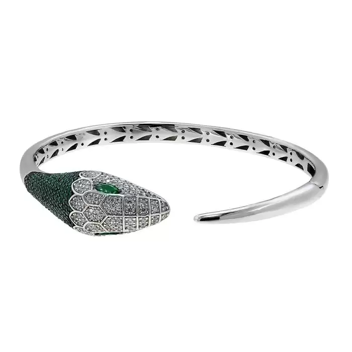 Βραχιόλι Φίδι Ασήμι 925° με Ζιργκόν SKU-55960