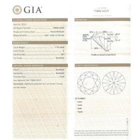 Λευκόχρυσο Μονόπετρο Κ18 με Διαμάντια SKU-55159