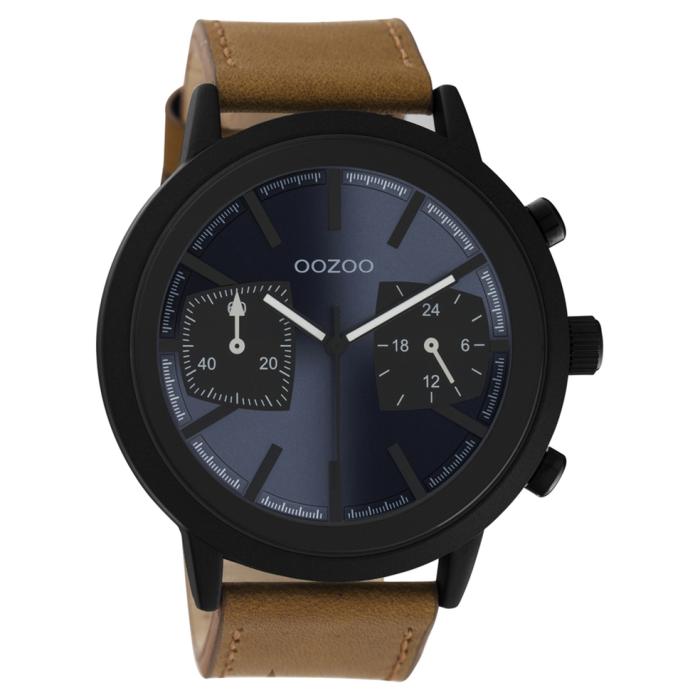SKU-55019 / OOZOO Timepieces Brown Leather Strap