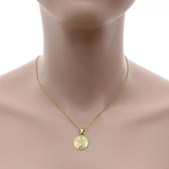 Κολιέ Κωνσταντινάτο Παναγία Ασήμι 925° SKU-55030