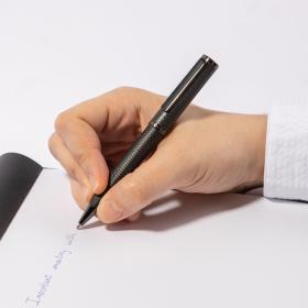 Στυλό HUGO BOSS Ballpoint Formation Herringbone Gun | HSI1064D SKU-55581