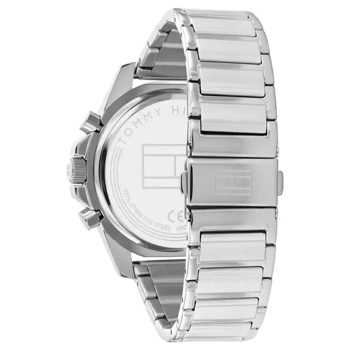 Ανδρικό Ρολόι TOMMY HILFIGER Mason με Ασημί Μπρασελέ SKU-55252