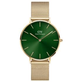 Ρολόι Γυναικείο DANIEL WELLINGTON Petite Emerald με Χρυσό Μπρασελέ από Ανοξείδωτο Ατσάλι | DW00100481 SKU-56306