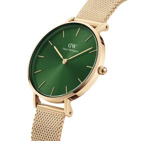 Ρολόι Γυναικείο DANIEL WELLINGTON Petite Emerald με Χρυσό Μπρασελέ από Ανοξείδωτο Ατσάλι | DW00100481 SKU-56306