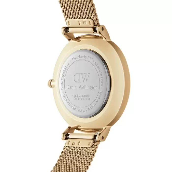 Ρολόι Γυναικείο DANIEL WELLINGTON Petite Emerald με Χρυσό Μπρασελέ από Ανοξείδωτο Ατσάλι | DW00100481 SKU-56306