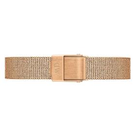 Γυναικείο Ρολόι DANIEL WELLINGTON Quadro Pressed Melrose με Ρόζ Χρυσό Μπρασελέ από Ανοξείδωτο Ατσάλι | DW00100431 SKU-56307