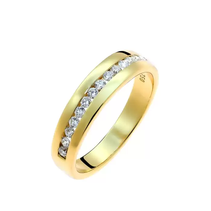SKU-56024 / Δαχτυλίδι Σειρέ Χρυσός Κ18 με Διαμάντια