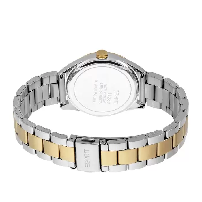 SKU-56145 / ESPRIT Crystals Two Tone Stainless Steel Bracelet