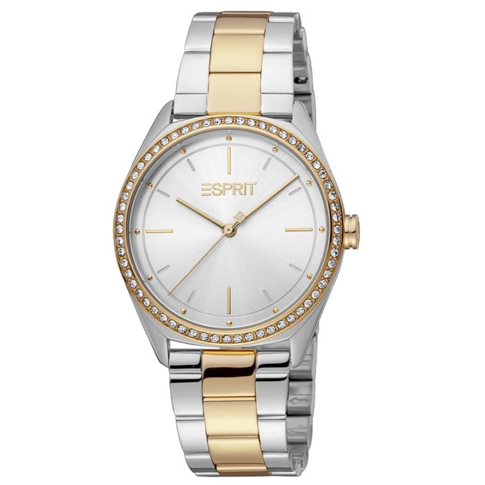 ESPRIT Crystals Two Tone Stainless Steel Bracelet