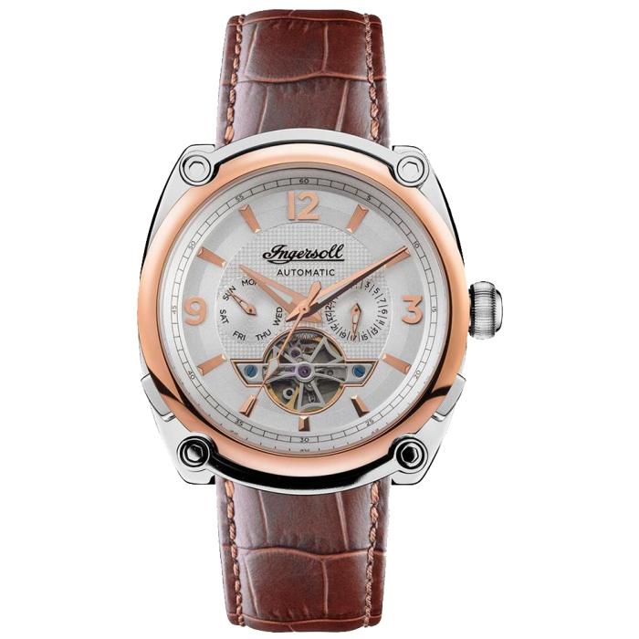 SKU-56515 / INGERSOLL Michigan Automatic Brown Leather Strap