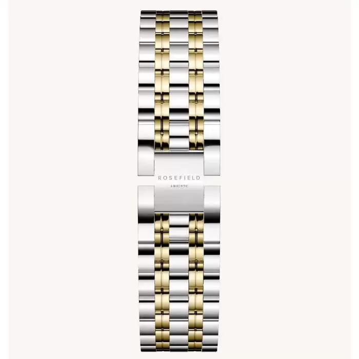 SKU-56241 / ROSEFIELD The Octagon Two Tone Stainless Steel Bracelet