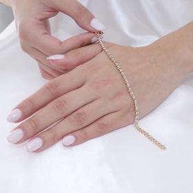 Βραχιόλι Χρυσός Κ18 με Διαμάντια SKU-57899