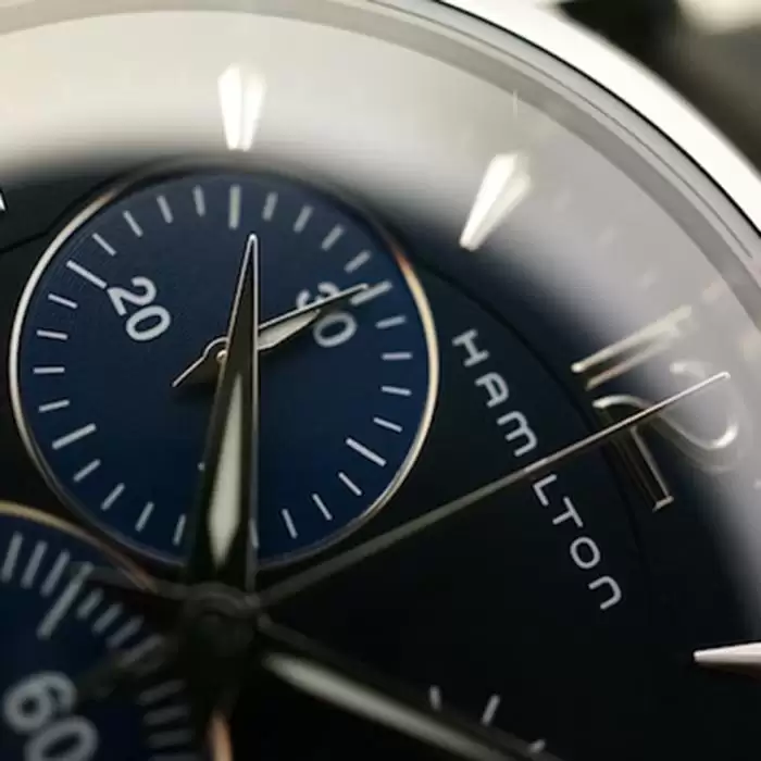 Ανδρικό Ρολόι HAMILTON Jazzmaster με Ασημί Μπρασελέ από Ανοξείδωτο Ατσάλι | H32612141 SKU-57770