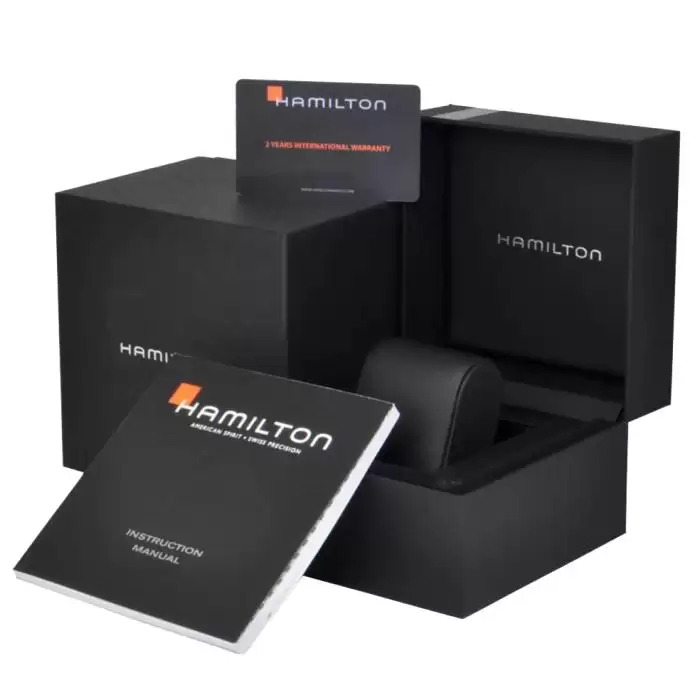 Ανδρικό Ρολόι HAMILTON Jazzmaster με Ασημί Μπρασελέ από Ανοξείδωτο Ατσάλι | H32612141 SKU-57770