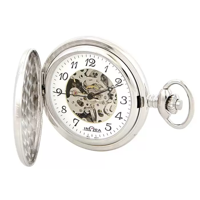 SKU-57648 / INORA Mechanical Metallic Pocket Watch