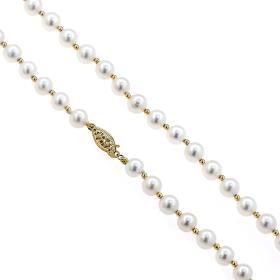 Κλασικό Κολιέ Χρυσός Κ14 με Μαργαριτάρια SKU-57455